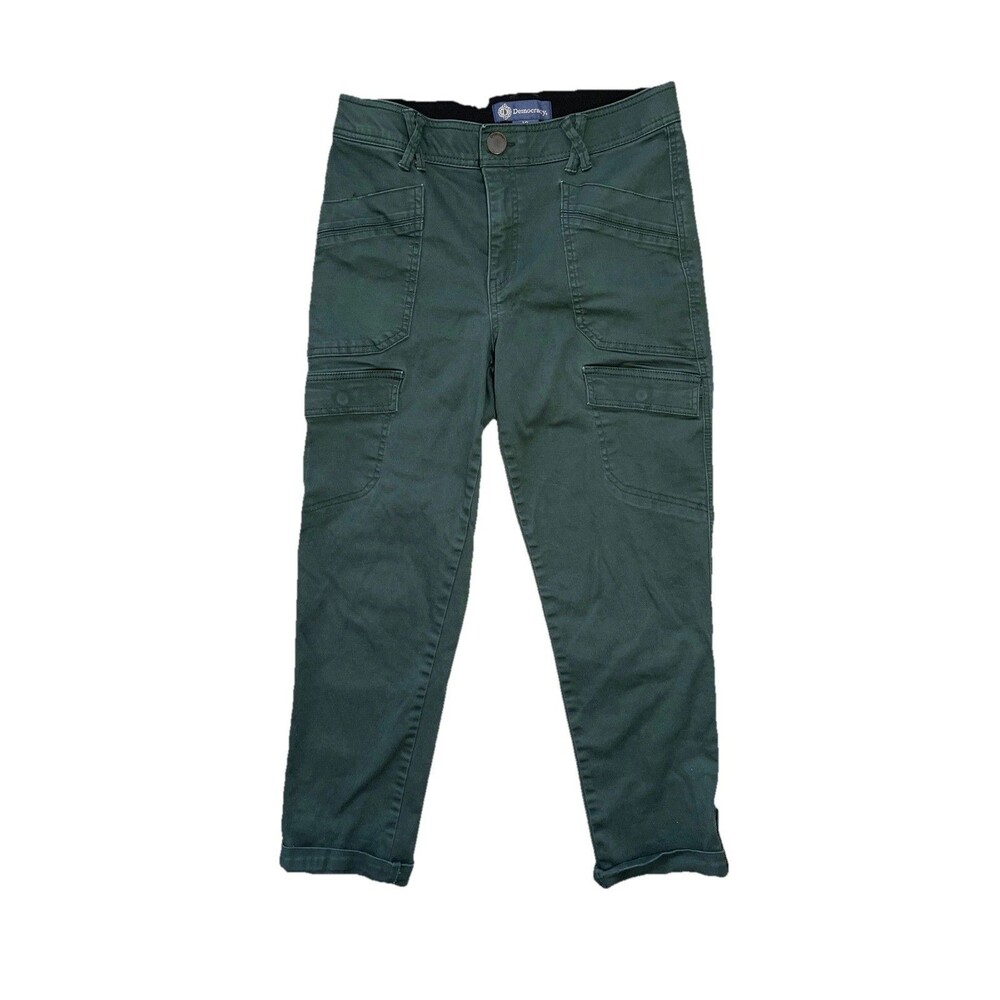 Democracy “Ab” Technology High Rise Cargo Utility Pants Green Size 10